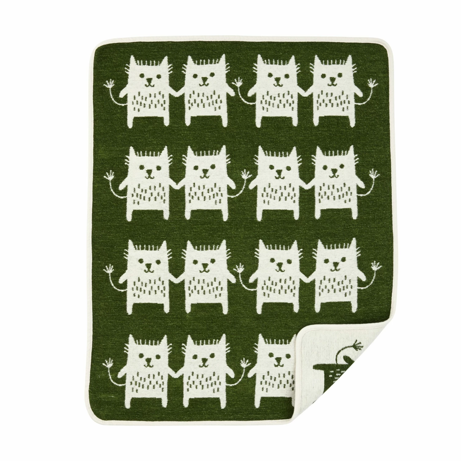 Klippan Yllefabrik Little Me -chenillehuopa 1 Klippan Yllefabrik Little Me -chenillehuopa