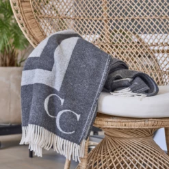 Classic Collection Monogram Villahuopa 130x200 Cm -Klippan Yllefabrik Kauppa 42385 03 10 EnvironmentImage 00f483f953