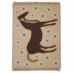 Marimekko Musta Tamma Huopa 130x180 Cm