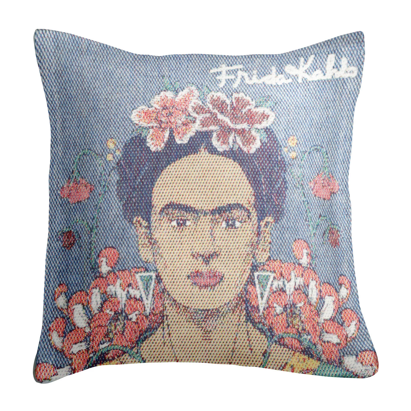 Frida Kahlo -tyynynpäällinen 40 X 40 Cm 1 Frida Kahlo -tyynynpäällinen 40 X 40 Cm