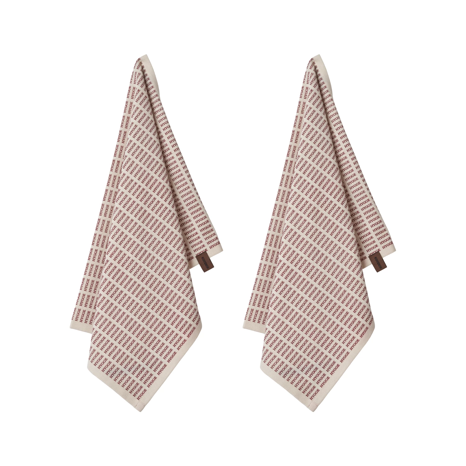 Humdakin Notes Of Hygge -keittiöpyyhe Joulu 2-pakkaus