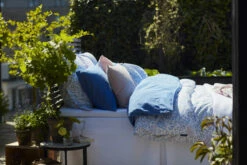 Lexington Flower Printed Cotton Sateen -pussilakana 150 X 210 Cm -Klippan Yllefabrik Kauppa 575323 01 41 EnvironmentImage 109e47d7ac