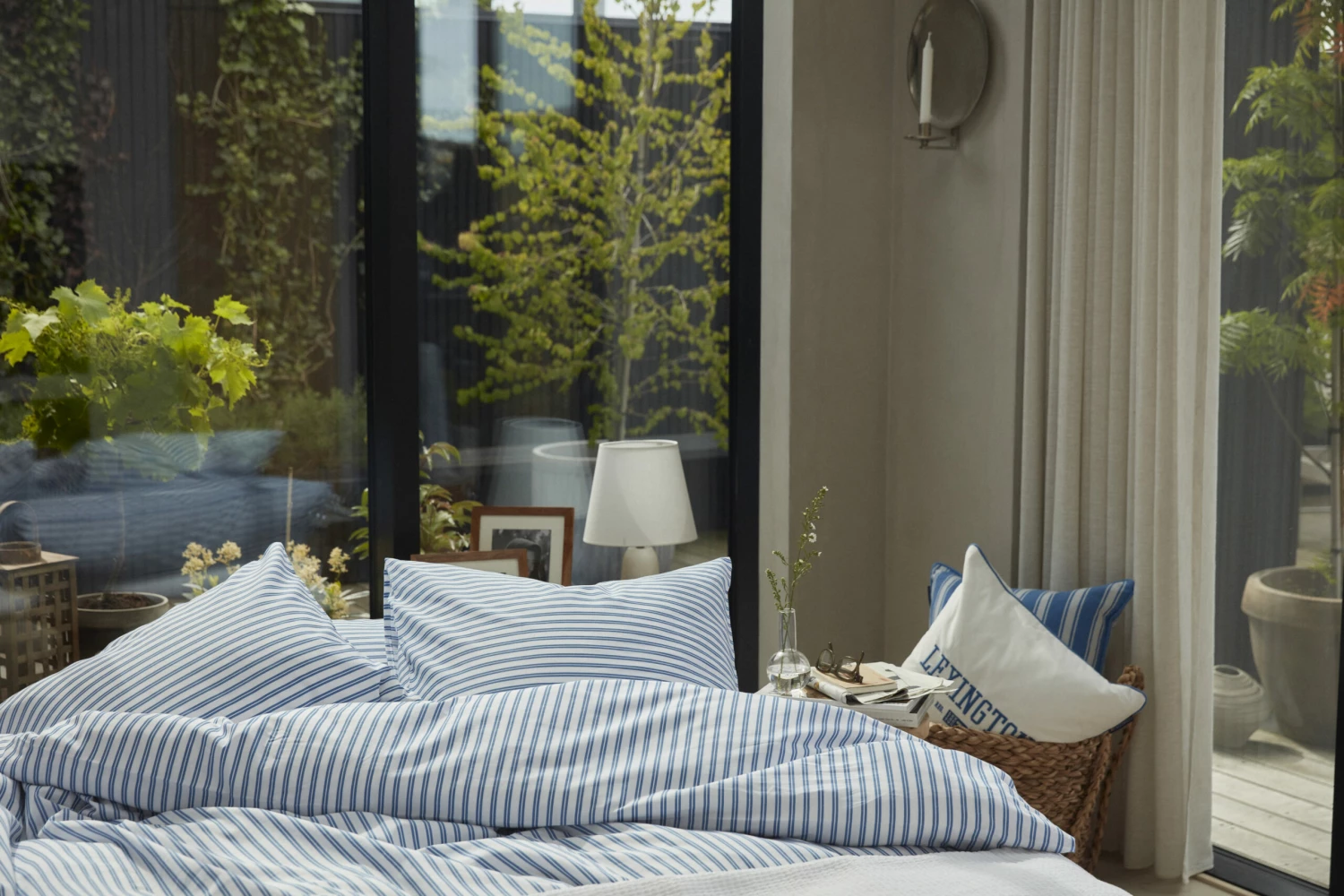 Lexington Striped Cotton Poplin -tyynyliina 50 X 60 Cm 4 Lexington Striped Cotton Poplin -tyynyliina 50 X 60 Cm - Image 4