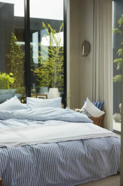 Lexington Striped Cotton Poplin -pussilakana 150 X 210 Cm -Klippan Yllefabrik Kauppa 575326 01 40 EnvironmentImage 14723f9789