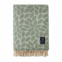 Lexington Leaves Recycled Wool Jacquard -villahuopa 130 X 170 Cm