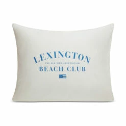 Lexington Printed Organic Cotton Poplin -tyynyliina 50 X 60 Cm